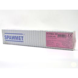 Elektrody otulone SPAWMET NORMAL EP fi 2,5 x 350 mm, rutylowo-celulozowe E6013, opakowanie 4 kg.